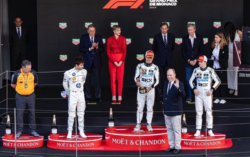 Monaco Podium Lando Norris