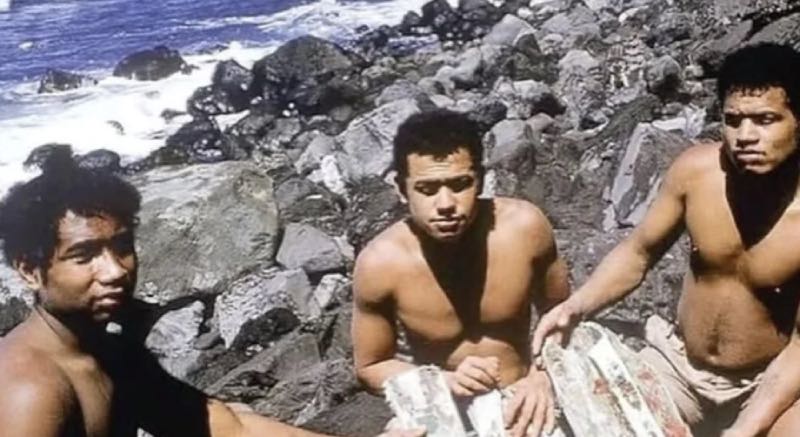 Shipwrecked teens in community