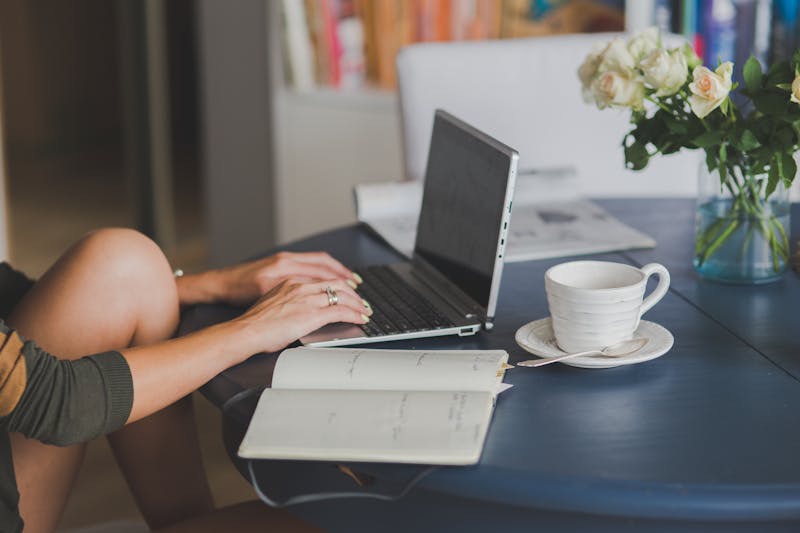 People working from home