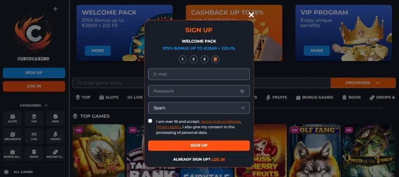Cusco Casino Recensie Registratie