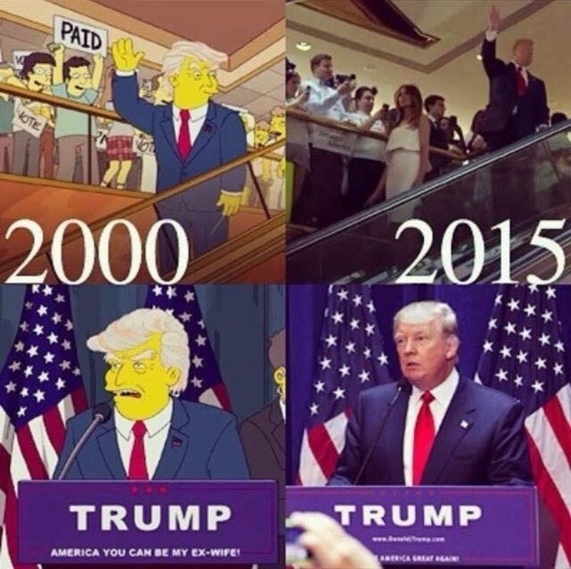 Simpsons en trump