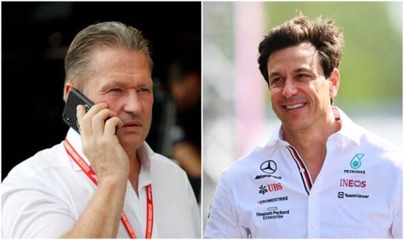 Max verstappen vader en Toto Wolf