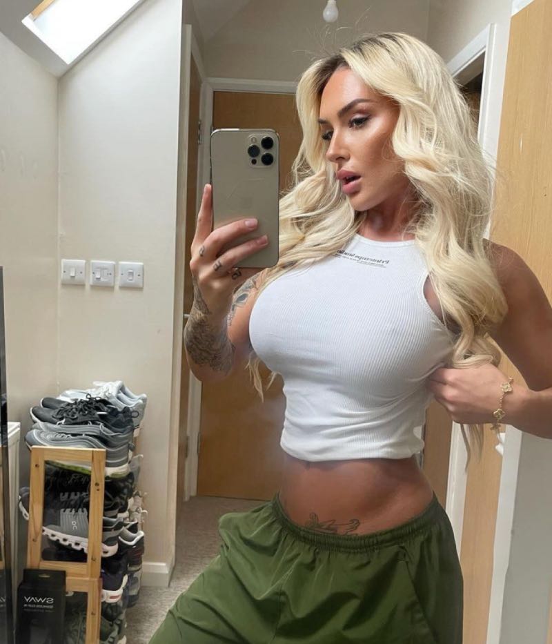 Groen witte outfit 