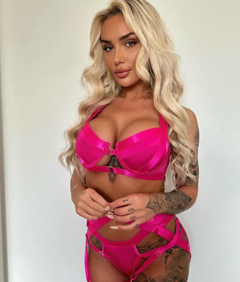 Roze lingerie 