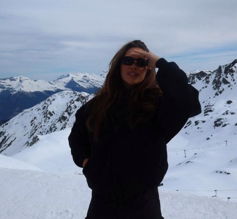 Michelle op berg