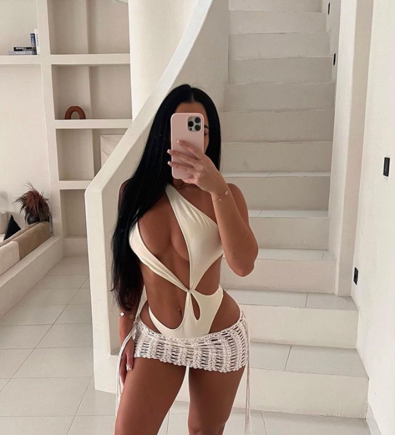 Witte sexy outfit