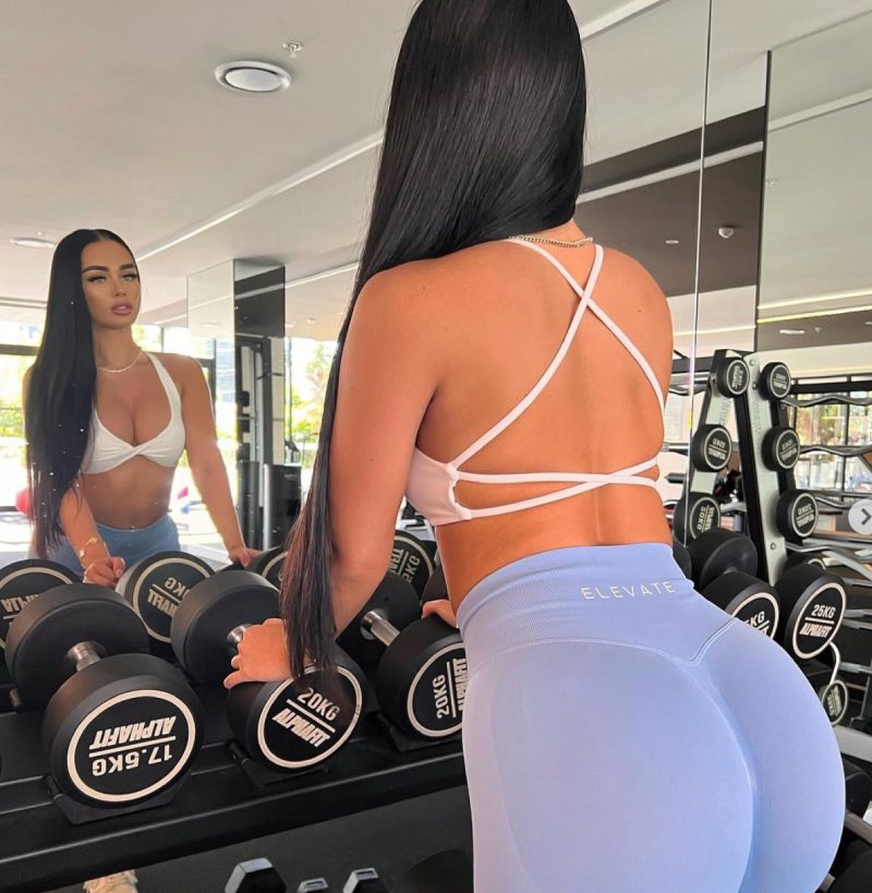 Tiffany in gym