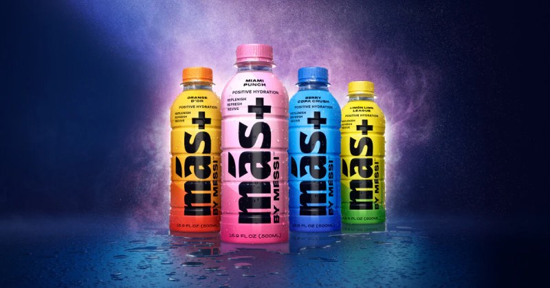 Mas+ Leonel Messi drink 