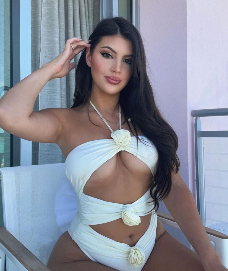 Witte bikini 