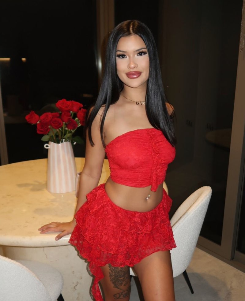 Bianca in rood
