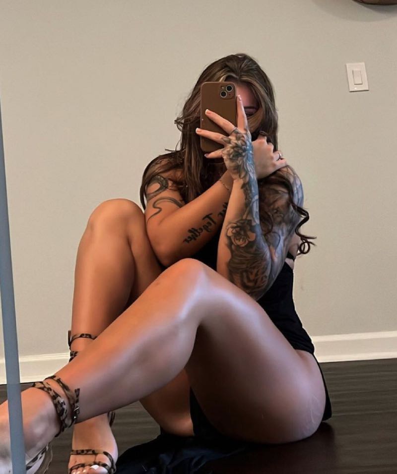 Alaina in lingerie