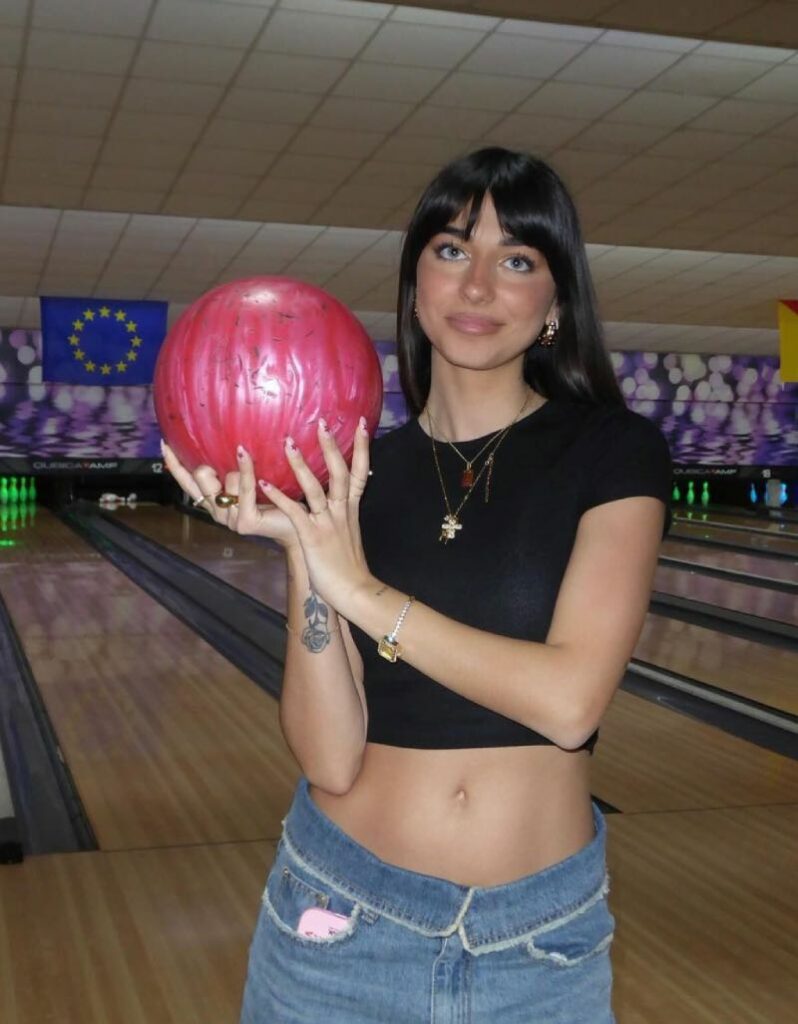 Babe gaat bowlen