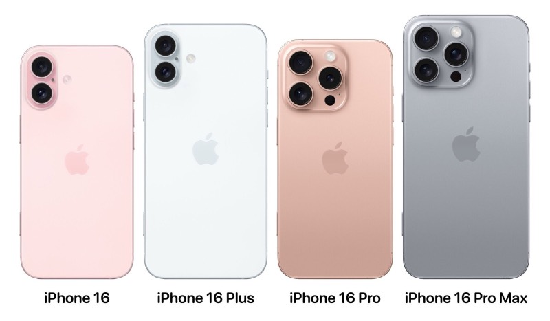 iPhone 16 modellen