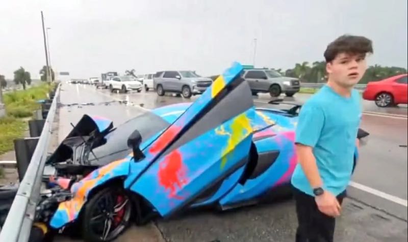 Jack Doherty en zijn kapotte McLaren