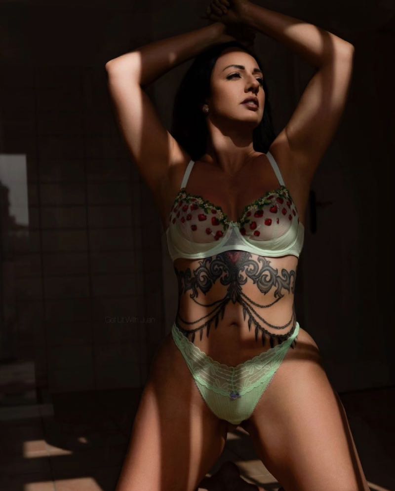 Theresa in lingerie