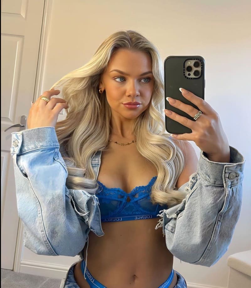 Bethany blauwe lingerie