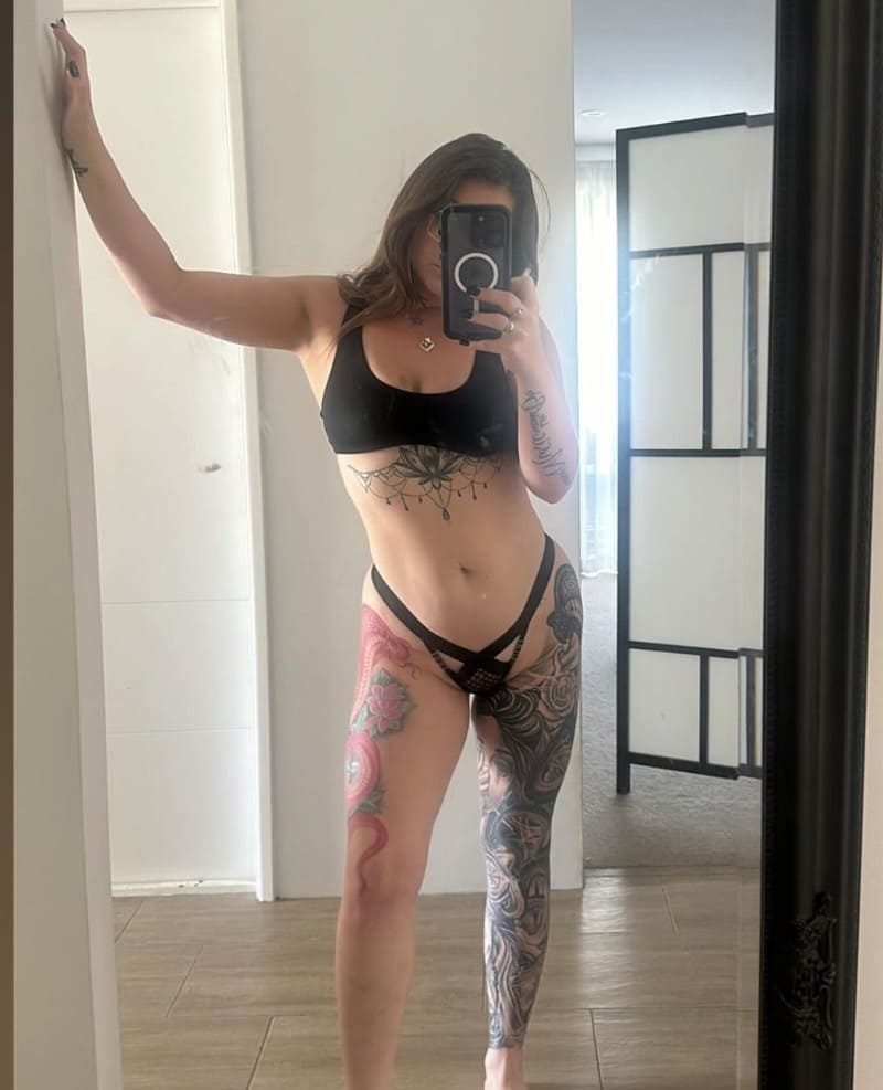 Sexy dame in lingerie