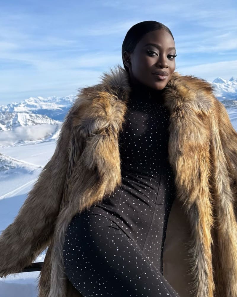 Khady in sneeuw outfit