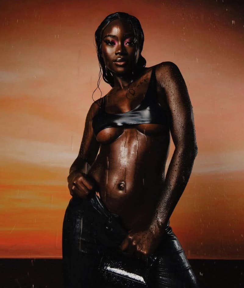 Khady in sexy bikini