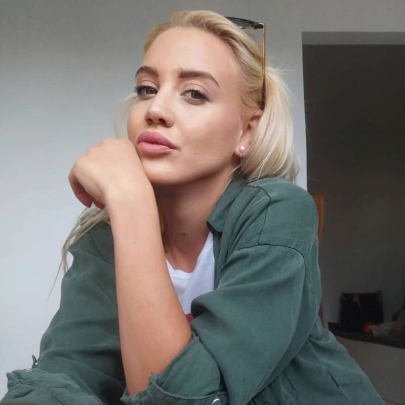 Babe in groen