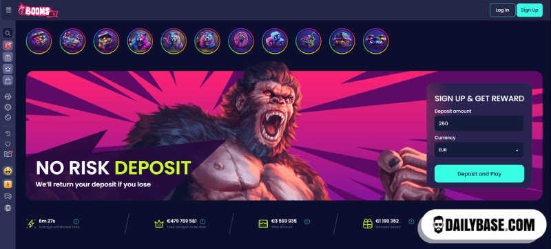 Booms.Bet top casino zonder CRUKS
