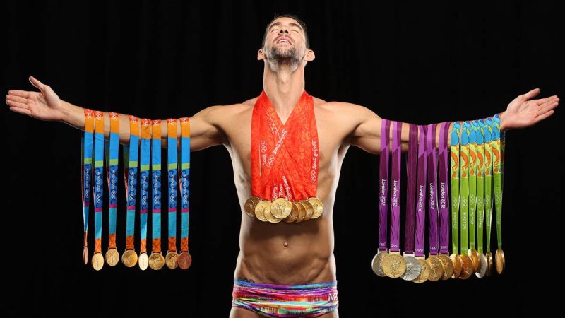 Michael Phelps Medailles