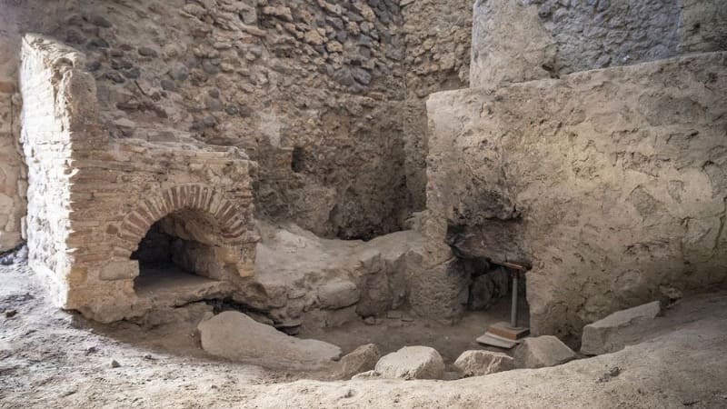 Badhuis in Pompeii