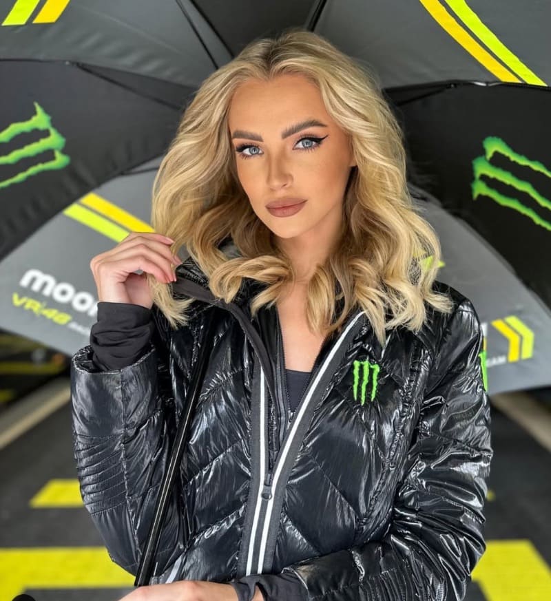 Blonde Monster Enegy Girl