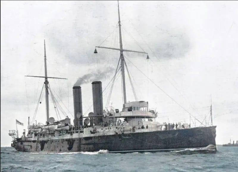 Britse schip van tijdens kortste oorlog ooit 