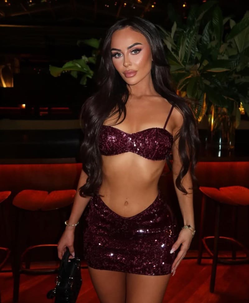 Sexy dame in rokj e