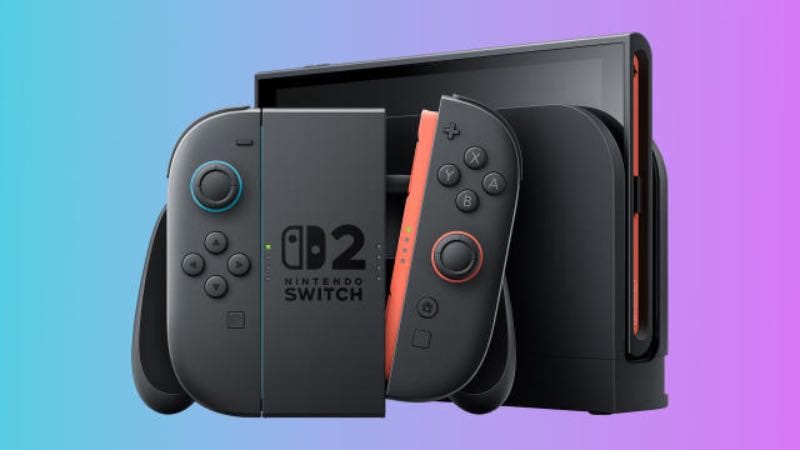 Switch 2 in dock