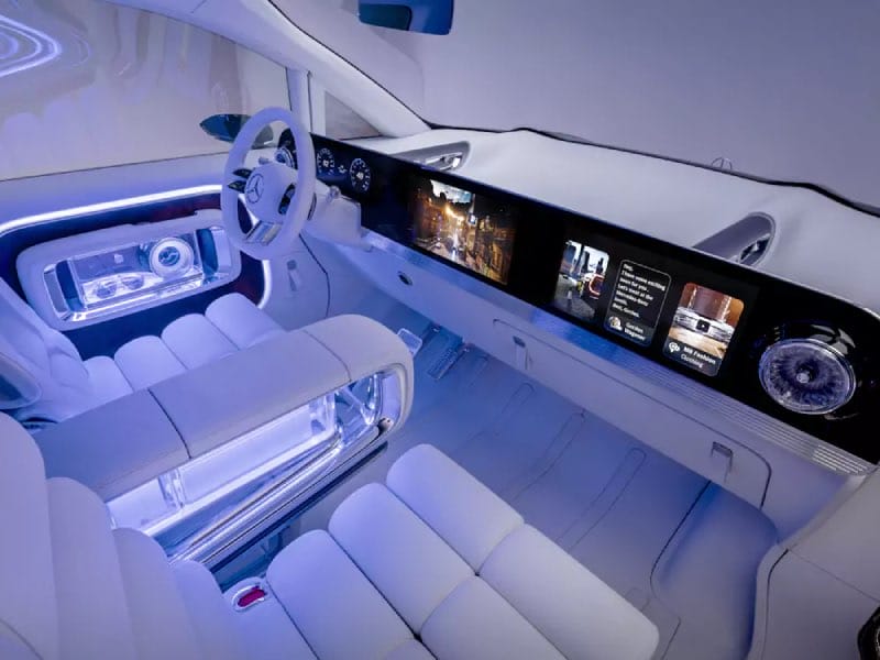 De nieuwe Mercedes van stoelen