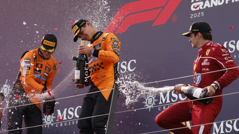 Lando Norris wint