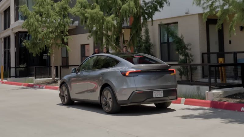 Autonome aflevering van Tesla