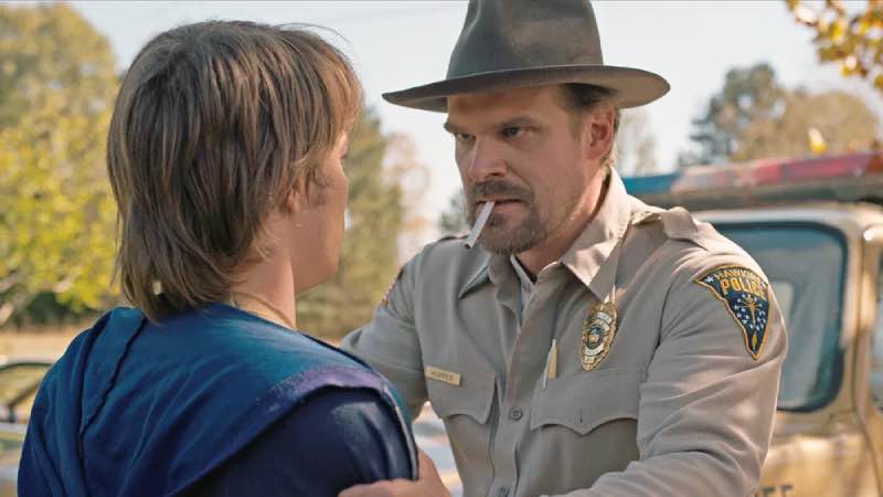 David cop from Stranger things