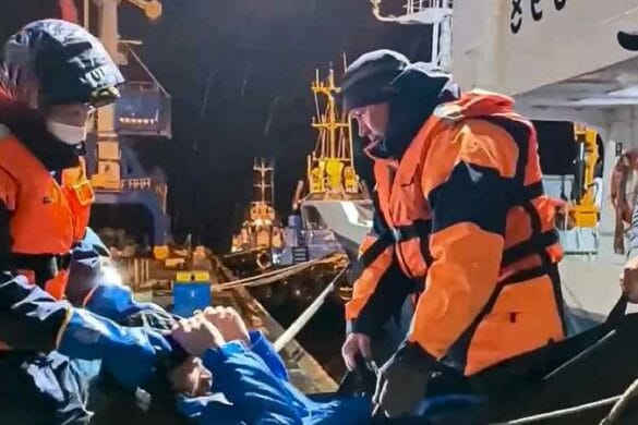 Russe gerettet hohe See 67 Tage