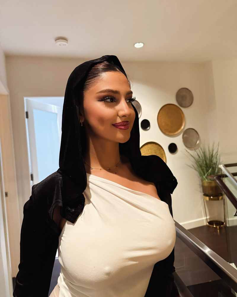 Diva Flawless drückt ihre Nippel durch das Top