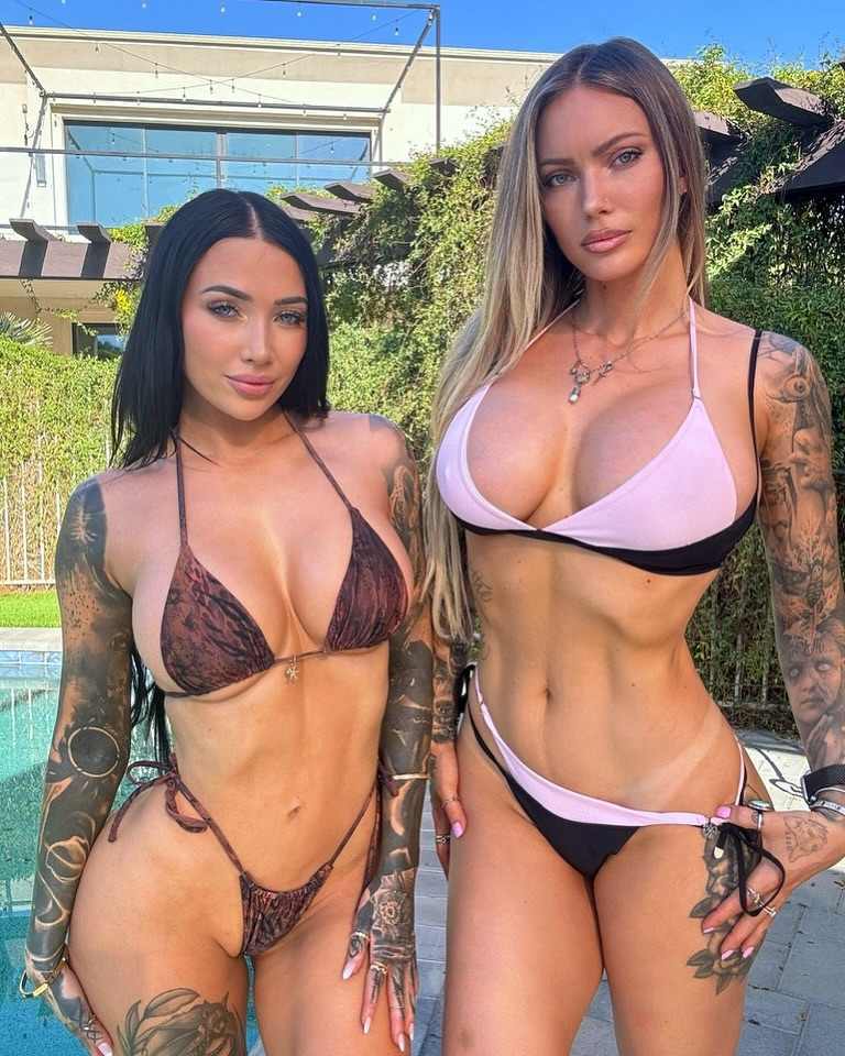 Willow Harper mit ihrer Busenfreundin