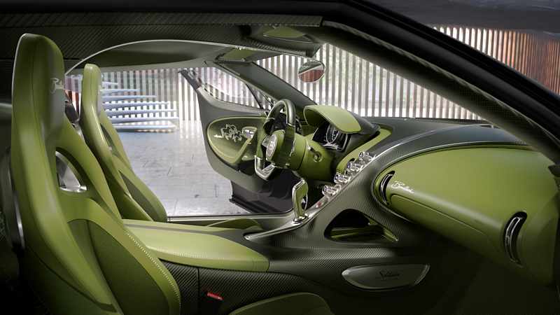 Bugatti Brouillard - Ansicht Cockpit komplett