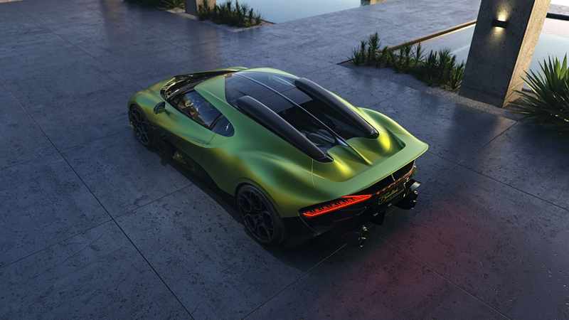 Bugatti Brouillard - Ansicht schräg oben