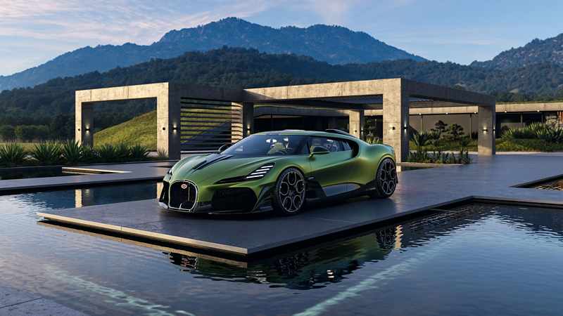 Bugatti Brouillard - Ansicht vorne rechts