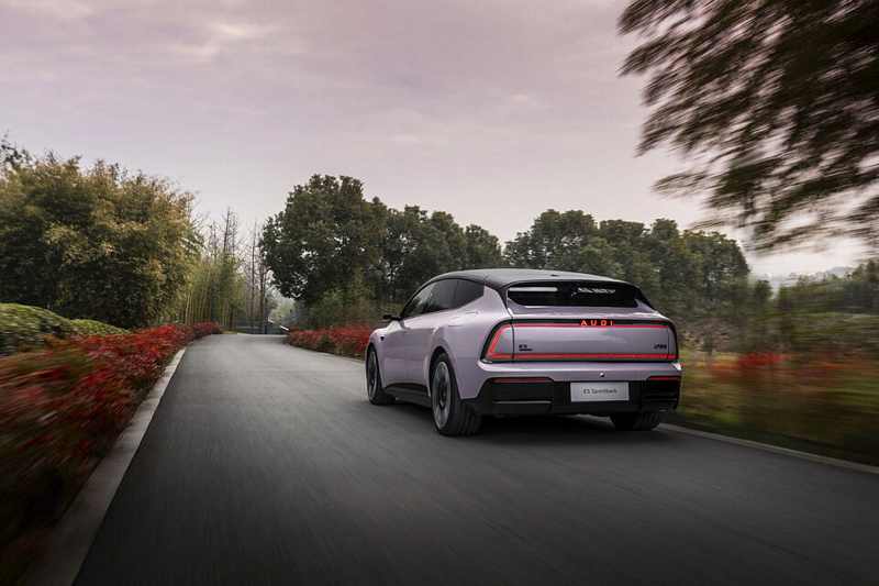 AUDI E5 Sportback von hinten