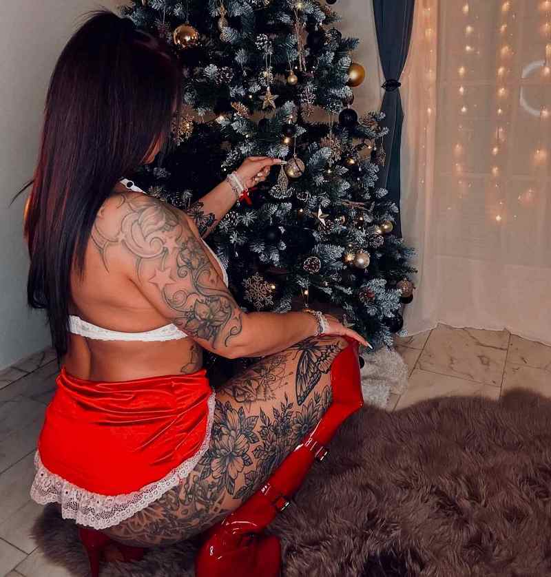 Nadine.inked war dieses Jahr an Weihnachten ein böses Mädchen