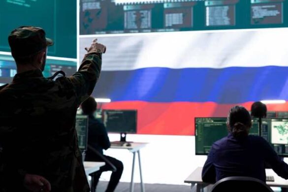 Russisches Militär in der Zentrale