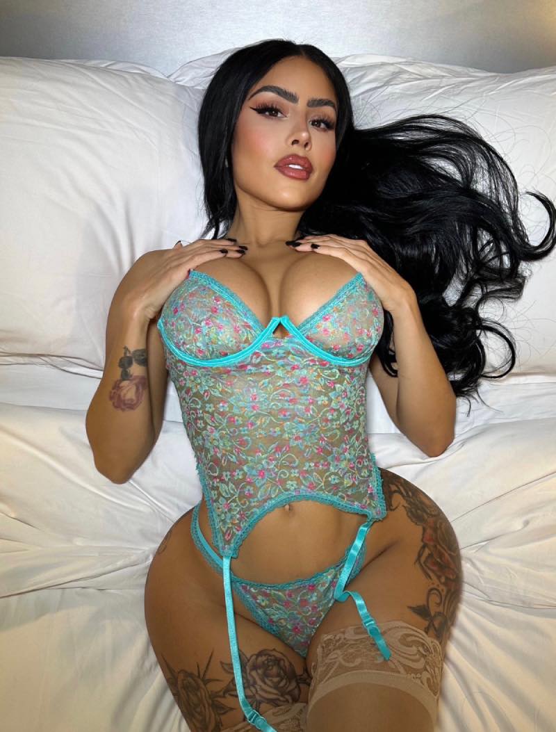 Green lingerie