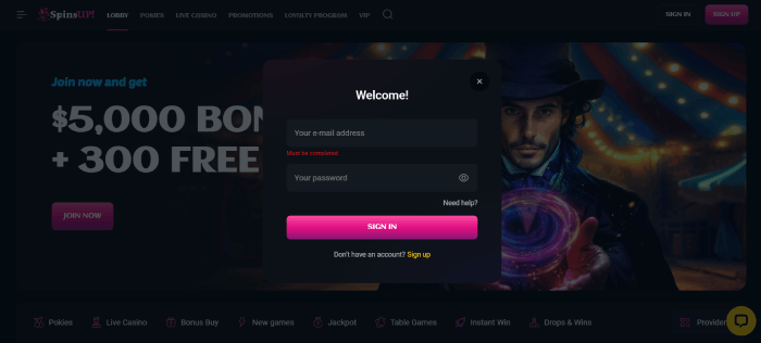 Login to fast payout casinos