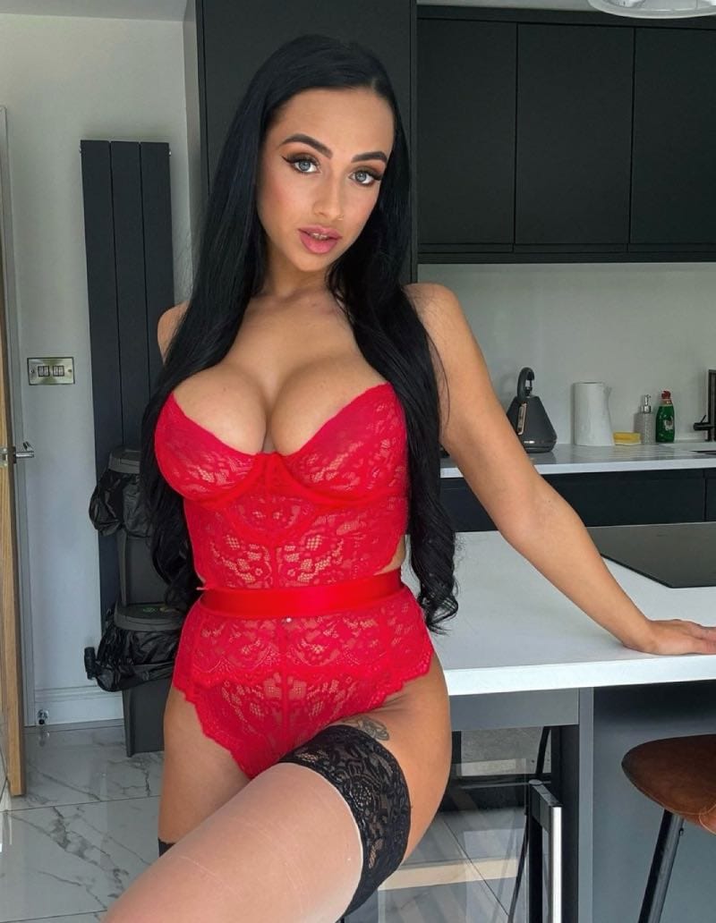 Megs in red