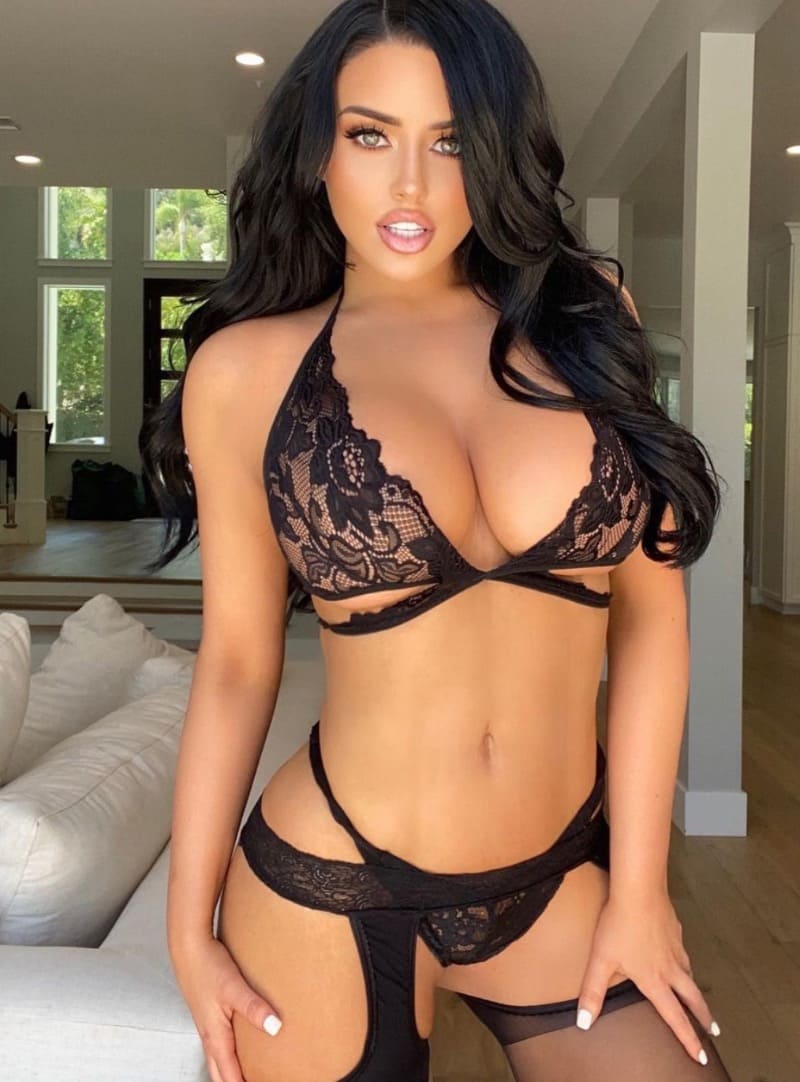 Abigail in sexy black