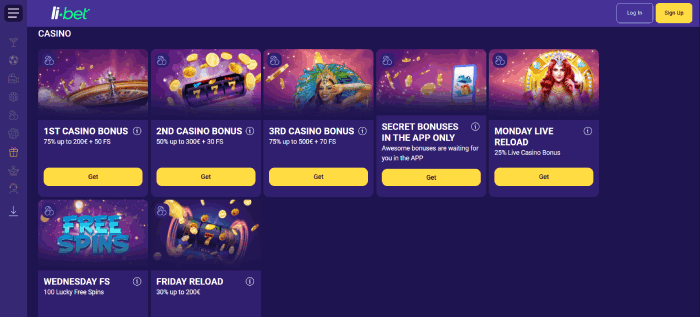 Promotions at libet non uk casino