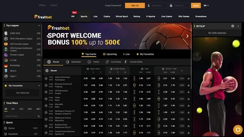FreshBet Screenshot